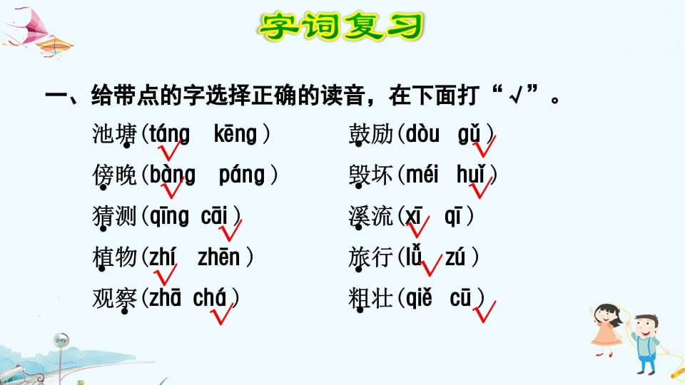 图片[2]-二年级语文上册第1单元复习（部编）